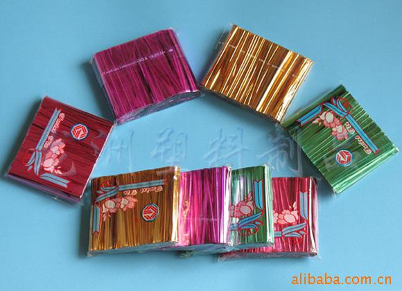 批发金色扎线、扎口线、礼品扎带、食品扎线信息