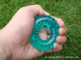 文体用品专业批发35KG级握力球透明橡胶握力圈体育用品信息