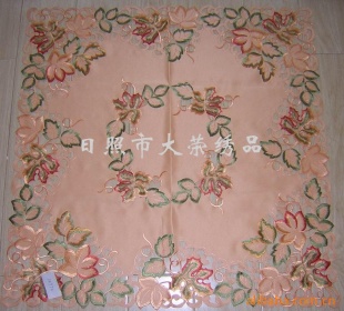 电脑绣花枫叶台布、桌布、85CM方信息