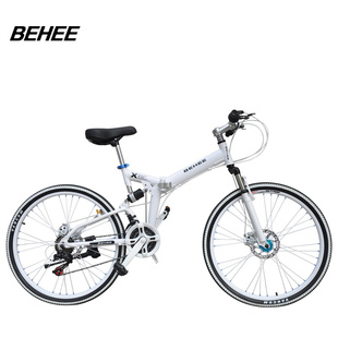 中美品牌BEHEE折叠车铝合金折叠山地车26寸自行车折叠变速车信息