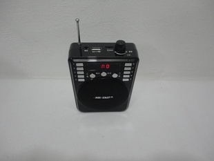 批发先科201A便携插卡扩音器数字选歌带显示屏、收音、耳机插孔信息