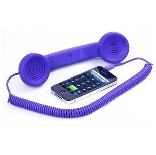 复古手机听筒iphone4大话筒防辐射电话听筒复古麦克风信息