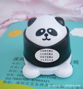 工厂批发中国元素礼品熊猫无针订书机信息
