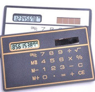 四排卡片式计算器超薄卡片计算器太阳能计算器卡片计算器批发信息