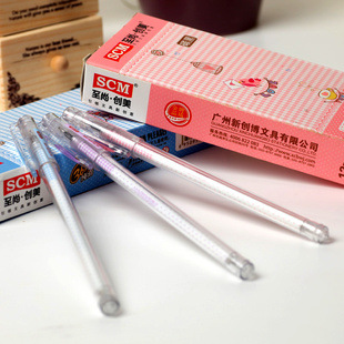 SCM韩国中性笔优于晨光文具创意学生中性笔批发V11960.38mm信息