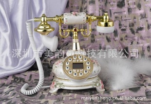 精品树脂高仿古电话机-深圳美韵声-工艺礼品，居家用品等信息
