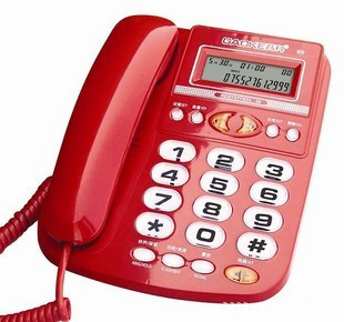 高科电话机605高科电话来电显示免装电池24首铃声信息