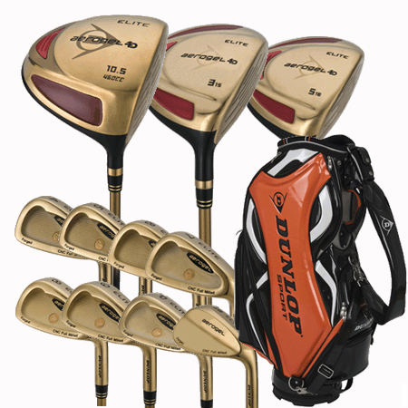 高尔夫球杆 Dunlop 4D黄金至尊套杆 北京高尔夫专卖店信息