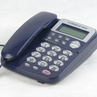 中诺来电显示电话机免提拔号办公家用电话机免电池带闹钟信息