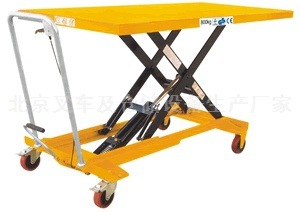 【包邮】350KG1300MM手动液压平台车升降车可定做信息
