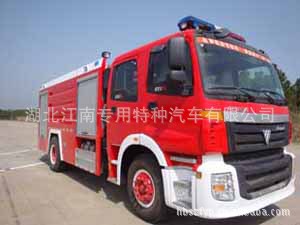 福田欧曼290马力泡沫消防车、5.6、7.37、7.5、8立方泡沫消防车信息