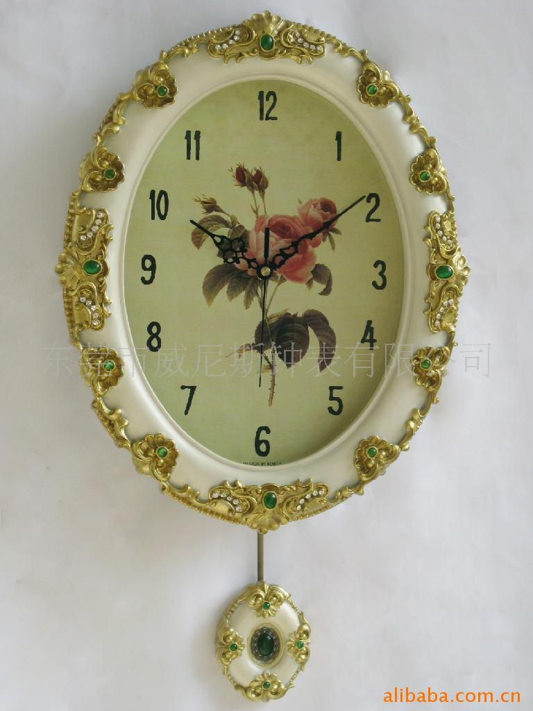 挂钟/工艺挂钟/田园挂钟/摆钟挂钟/田园挂钟批发信息