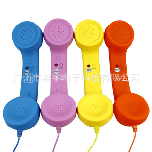 【厂价直销】潮人必备iphone4手机听筒防辐射复古电话听筒信息