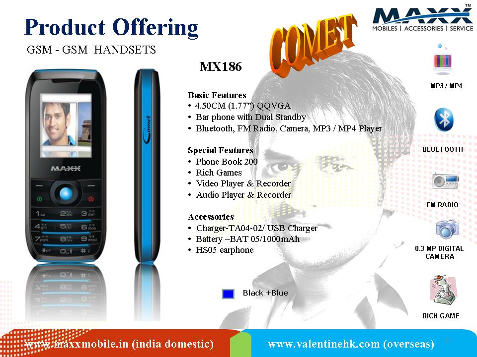 MAXX MOBILE MX186信息