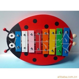 0.14-MC046木制益智玩具打击乐器亲子教具瓢虫八音琴玩具信息