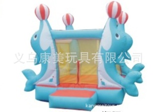 厂家直销室外大型儿童pvc充气玩具海豚游乐园、游乐园充气城堡信息