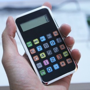 457批发日韩国创意文具苹果Iphone手机计算器信息