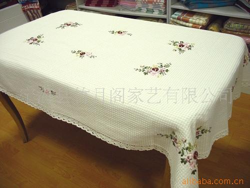 批发丝带绣花台布布艺桌布/家居信息