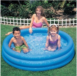 INTEX正品58426水晶蓝戏水池/充气婴儿游泳池/玩具沙池/海洋球池信息