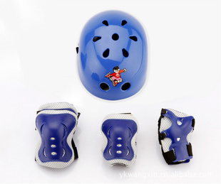 儿童护具正品轮滑滑板溜冰鞋护具加硬A3头盔7件套信息