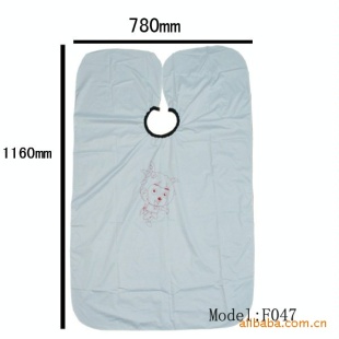 出口低价印图PVC塑料理发围裙理发套信息