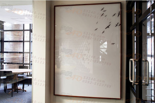 超白玻璃白板无边框/豪华会议室专用玻璃白板批量加工服务信息