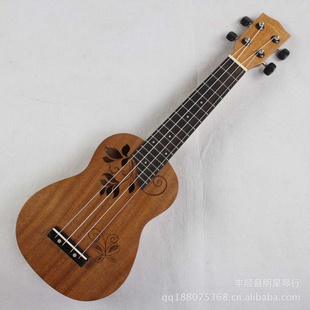 正品21寸雕花ukulele夏威夷四弦小吉他乌克丽丽信息