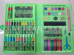 出口品质自产自销-绘画礼盒(约86件套)彩盒彩笔套装涂鸦套装信息