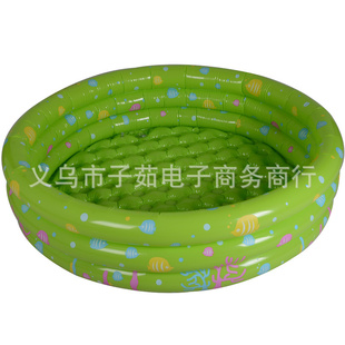 【热销上海盈泰】圆形三环印花充气环保玩沙玩水池子150*42cm信息