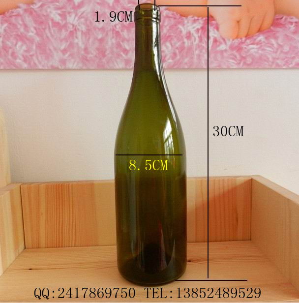 厂家直销葡萄酒瓶750ml大肚红酒瓶信息