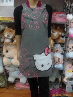 可爱的KITTY猫围裙--灰色款信息