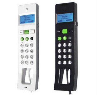 USB电话机网络电话机Skype阿里通带液晶显示信息