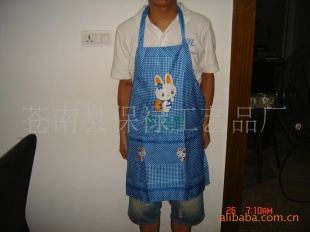 布材料广告围裙，可印公司广告LOGO信息