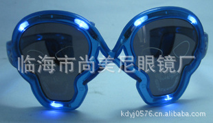 台州市led眼镜舞会眼镜批发party闪光眼镜万圣节礼品眼镜信息