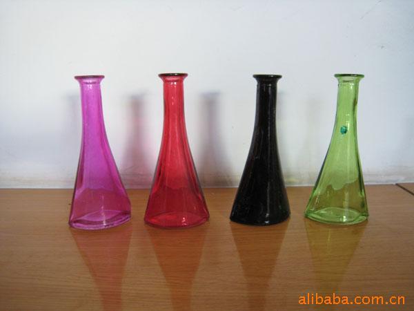 各种规格喷色机制花瓶，玻璃制品信息