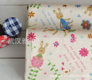 【面辅料城】日韩棉麻手工DIY面料布料拼布兔娃娃信息