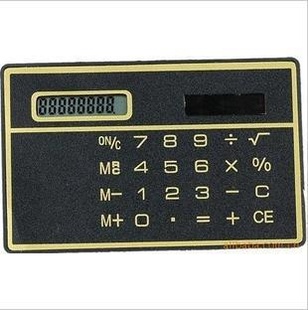 G114卡片式计算器超薄计算器太阳能计算器厂家批发信息