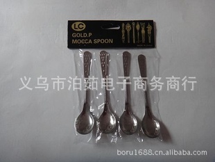 不锈钢铁勺四个装铁勺日用百货2元产品义乌2元批发产品信息