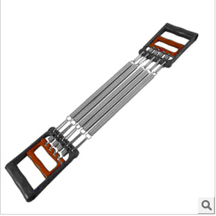 弹簧拉力器5管拉力器臂力扩胸器二用拉力器家用健身器材信息