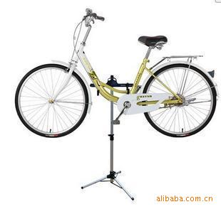 伸缩式单车挂架自行车展示架单车支车架维修架可调高低信息