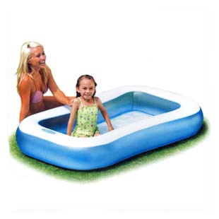 INTEX正品57403方形豪华婴儿充气水池婴幼儿浴盆球池游泳池充气底信息