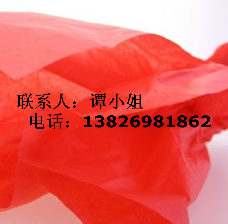 供应出口精美包装纸，14g大红色拷贝纸，环保不褪色信息