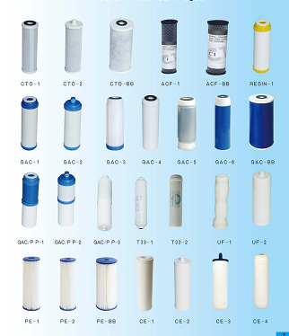 活性炭滤芯 烧结炭滤芯 颗粒炭滤芯 双节炭滤芯信息