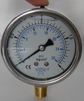 供燃气微压表/燃气压力表0-5KPA信息