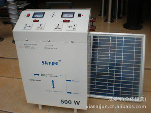 500W太阳能家用小型发电机便携发电系统配50W板信息