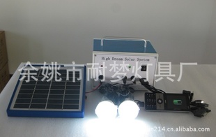 太阳能家用系统太阳能多功能发电系统USB多种手机充电带LED灯信息