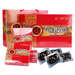 专柜正品，正宗山东福牌阿胶礼盒 东阿镇阿胶120G*4盒信息