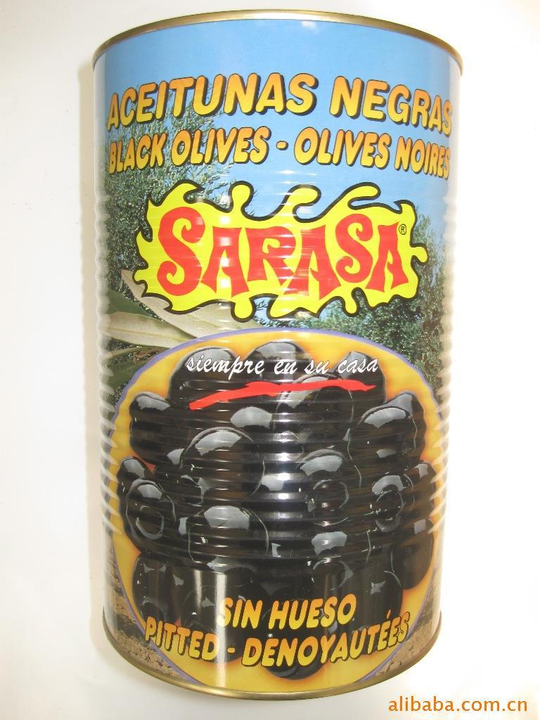 西班牙原装进口橄榄罐头西班牙橄榄无核黑橄榄黑水榄信息