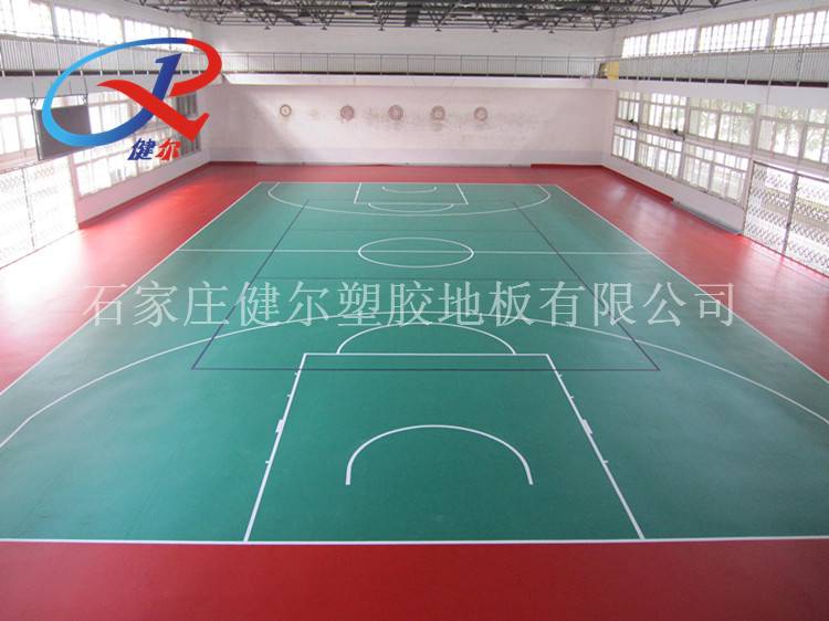 篮球运动地板/PVC运动地板/山西案例塑胶运动地板信息