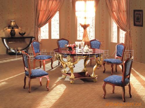 厂家直销上海酒店家具系列-古典餐桌CL-010信息